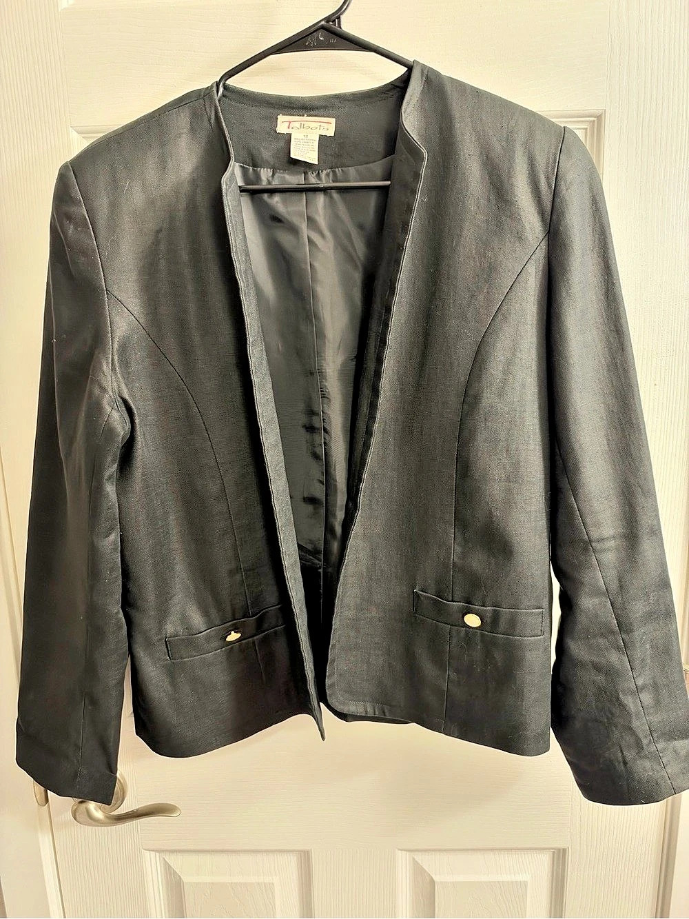 Talbots Women's Blazer Black Size 12